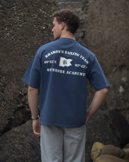 "Academy" Heavyweight Pocket T-Shirt (Vintage Navy)
