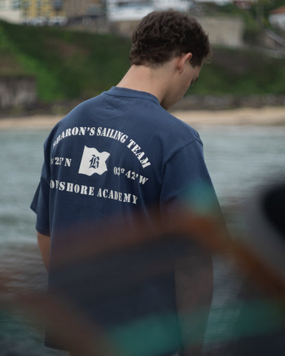 "Academy" Heavyweight Pocket T-Shirt (Vintage Navy)
