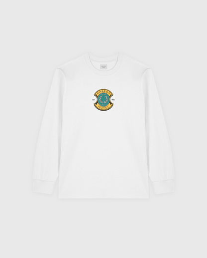 Saint Tropez Hotel Long Sleeve T-Shirt (White)