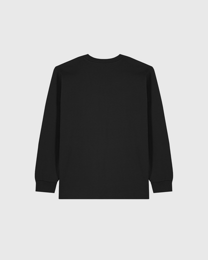 Saint Tropez Hotel Long Sleeve T-Shirt (Black)