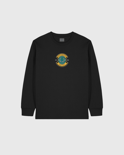 Saint Tropez Hotel Long Sleeve T-Shirt (Black)