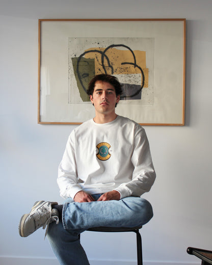 Saint Tropez Hotel Long Sleeve T-Shirt (White)