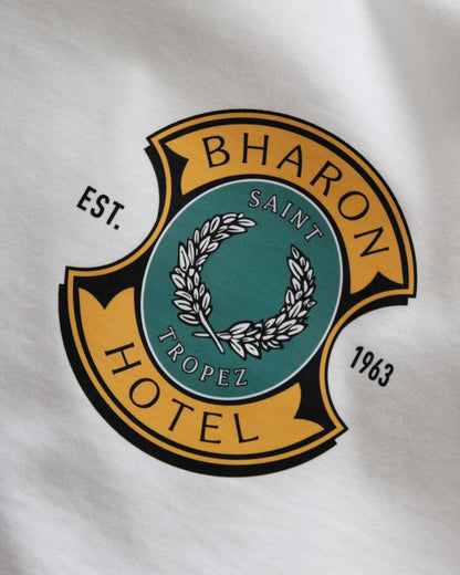 Saint Tropez Hotel Long Sleeve T-Shirt (Black)