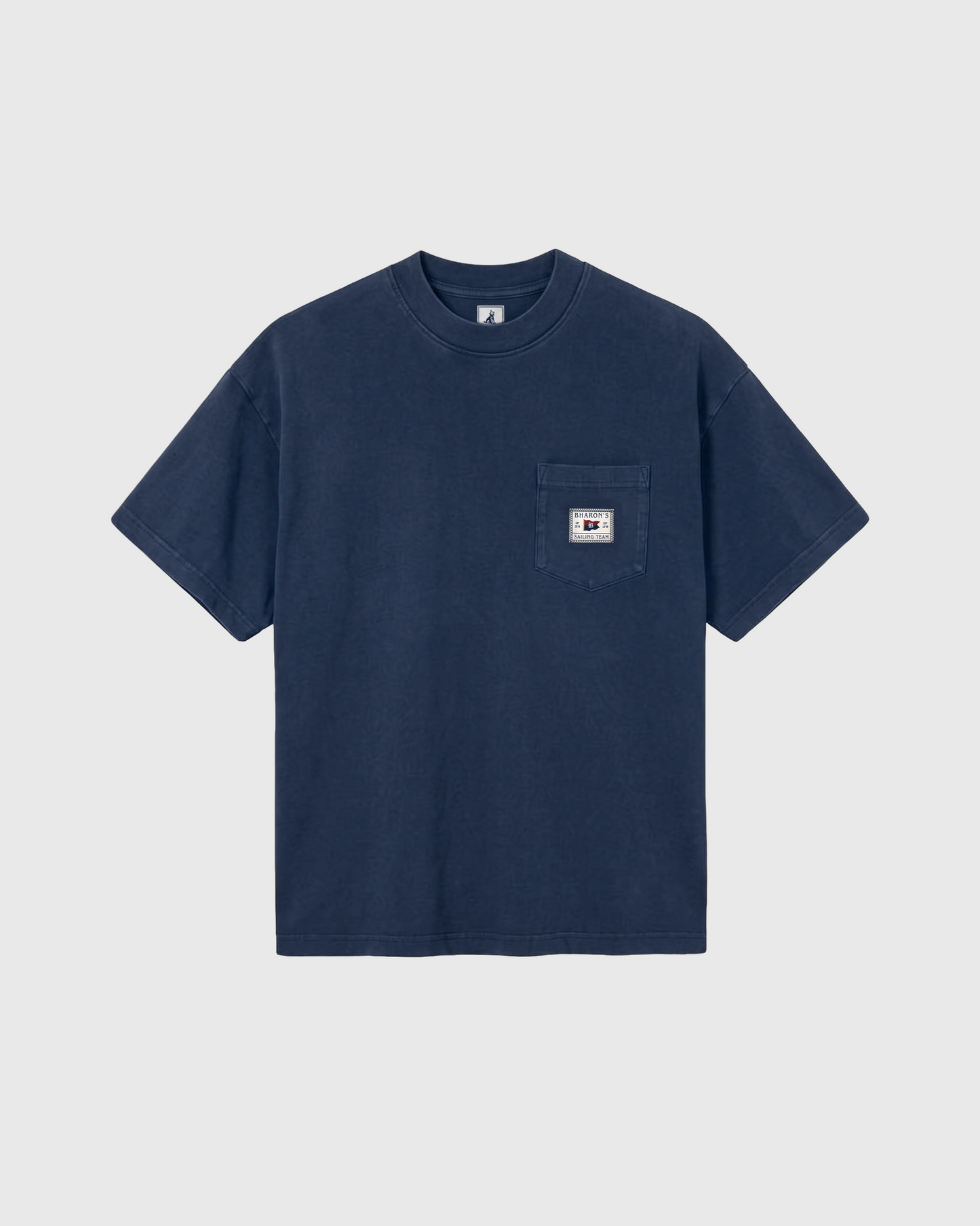 "Academy" Heavyweight Pocket T-Shirt (Vintage Navy)