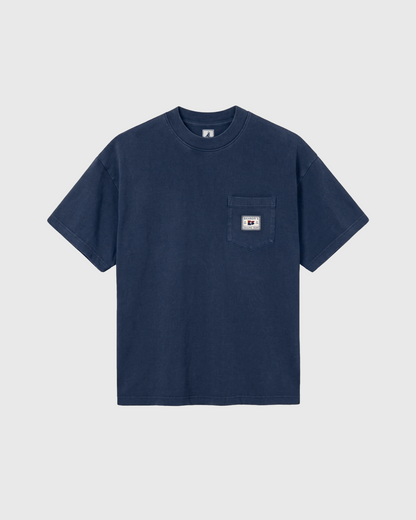 "Academy" Heavyweight Pocket T-Shirt (Vintage Navy)