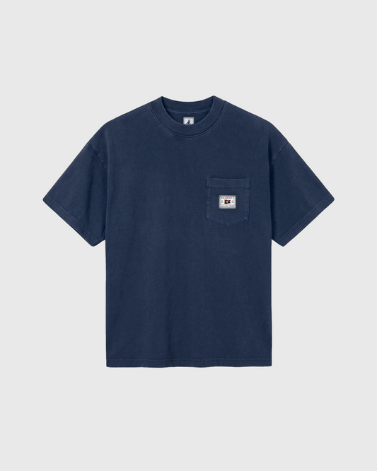 "Academy" Heavyweight Pocket T-Shirt (Vintage Navy)