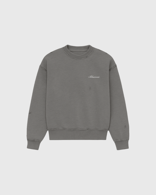 "The Factory" Pigment Grey Crewneck